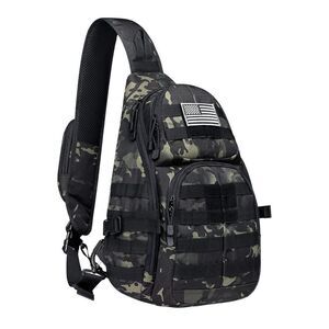 CCDW Tactical EDC Sling Backpack, Military Rover Shoulder Sling Bag Pack with Pi